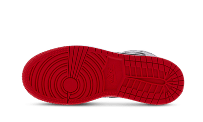 Air Jordan 1 Mid Cement Grey Red