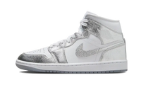 Air Jordan 1 Mid Crinkled Chrome