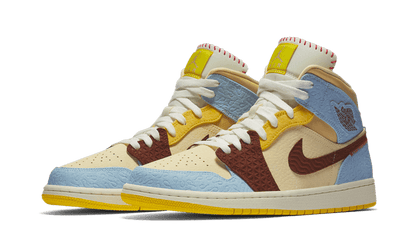 Air Jordan 1 Mid Fearless Maison Château Rouge