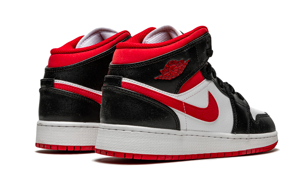 Nike Air Jordan 1 Mid Gym Rot Schwarz Weiß