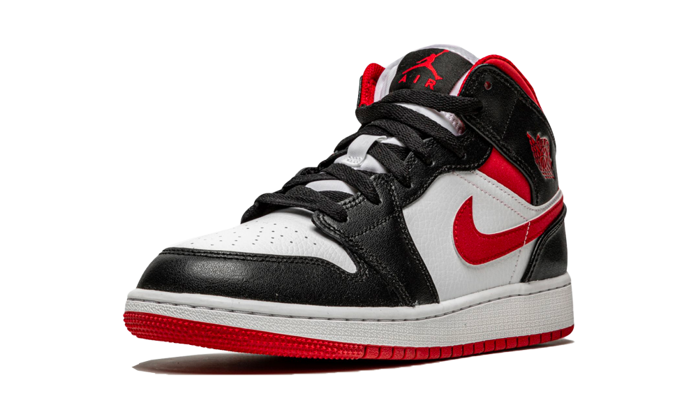 Nike Air Jordan 1 Mid Gym Rot Schwarz Weiß