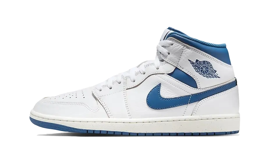 Air Jordan 1 Mid Industrielles Blau