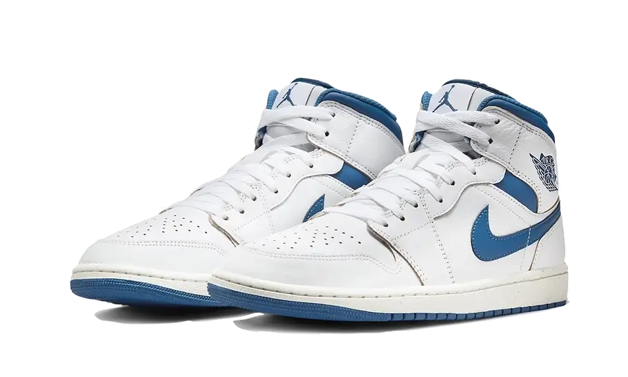 Air Jordan 1 Mid Industrielles Blau