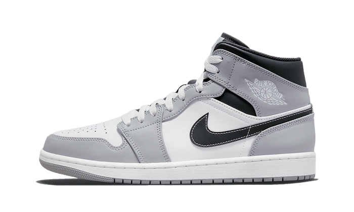 Nike Air Jordan 1 Mid Light Smoke Gray Anthracite