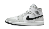 Nike Air Jordan 1 Mid Light Smoke Grey Black