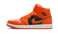 Air Jordan 1 Mid Orange Black