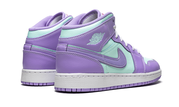 Air Jordan 1 Mid Lila Aqua