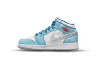 Nike Air Jordan 1 Mid French Blue Light Steel