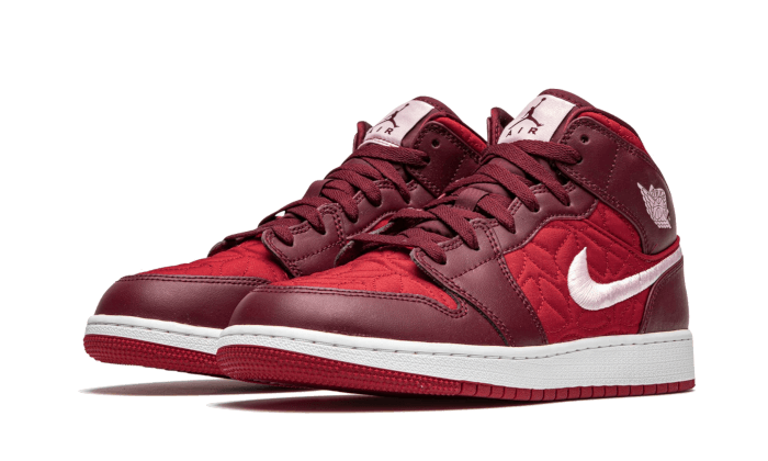 Air Jordan 1 Mid SE Rote Steppdecke