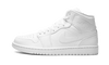Air Jordan 1 Mid Triple White (2022)