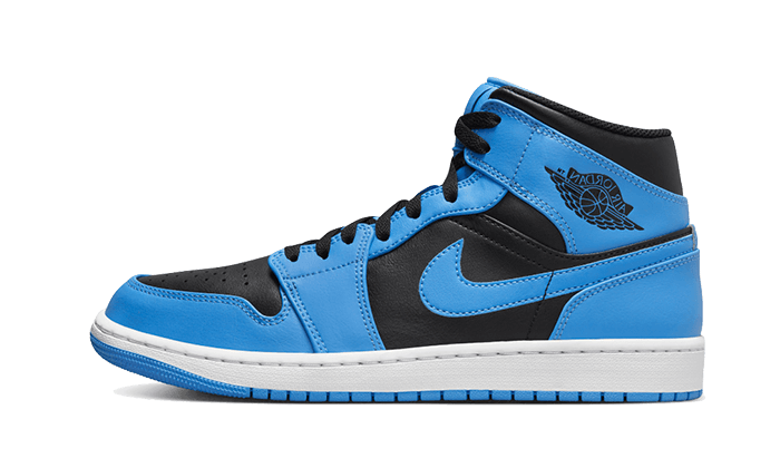 Air Jordan 1 Mid University Blau Schwarz