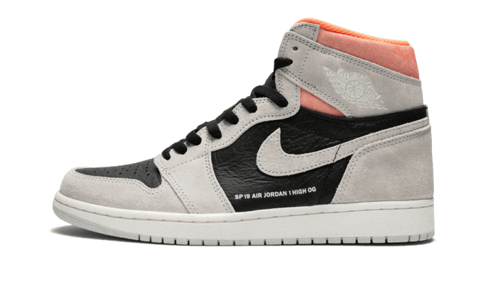 Air Jordan 1 Retro High Neutral Grau Hyper Crimson