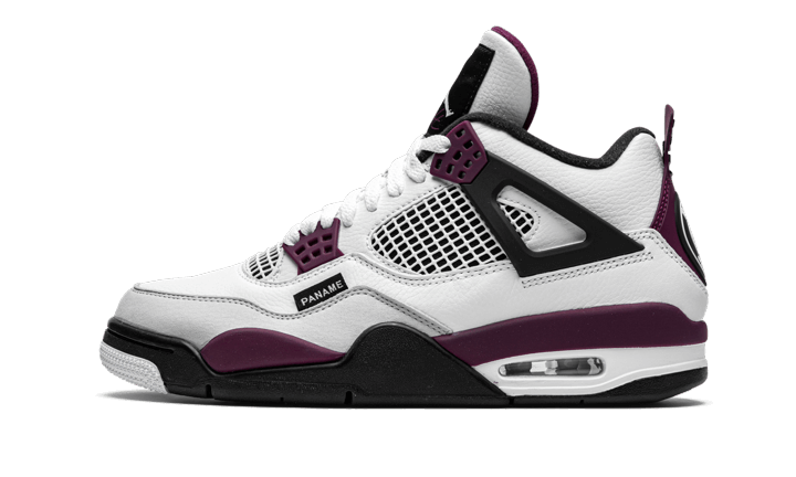 Air Jordan 4 PSG Neutral Grau Bordeaux