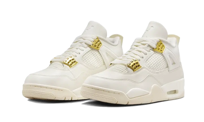 Nike Air Jordan 4 Sail Metallic Gold