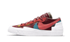 Nike Blazer Low Sacai Kaws Team Red
