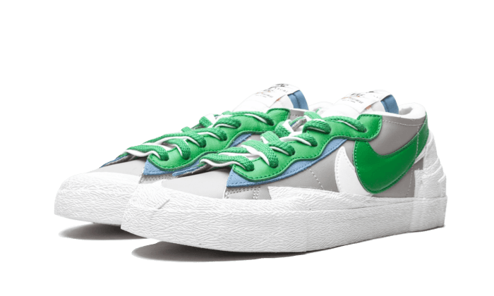 Nike Blazer Low Sacai Mittelgrau Klassisch Grün