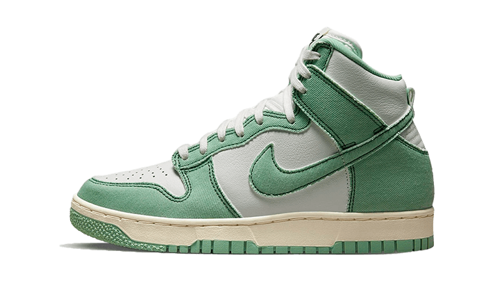Nike Dunk High 1985 Emaille Grün Denim