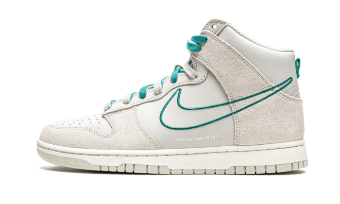 Nike Dunk High – Erster Einsatz in Light Bone Green Noise