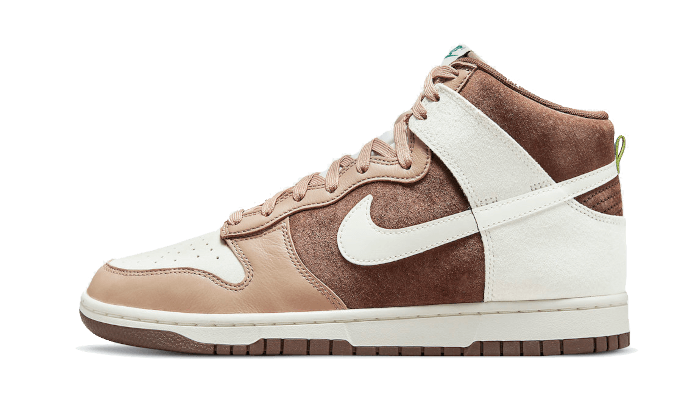 Nike Dunk High Helle Schokolade