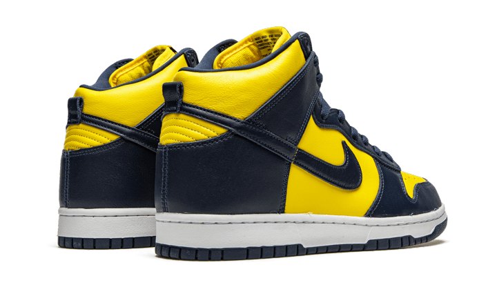 Nike Dunk High Mais &amp; Blau (Michigan)