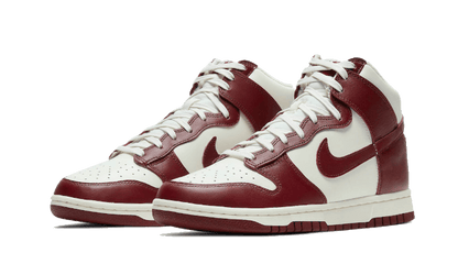 Nike Dunk High Sail Team Red