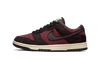 Nike Dunk Low SE Fleece Burgundy Crush