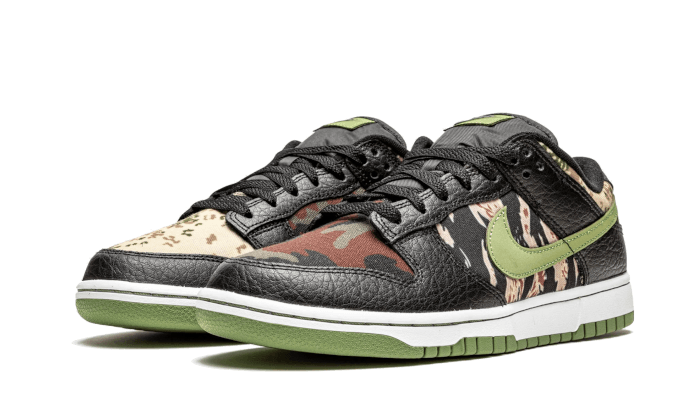 Nike Dunk Low SE Schwarz Multi-Camo (Crazy Camo)