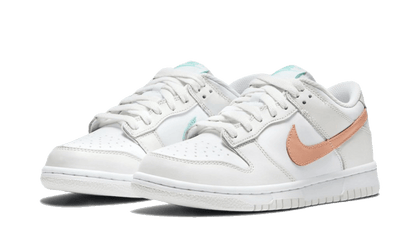 Nike Dunk Low White Bone Peach Aqua