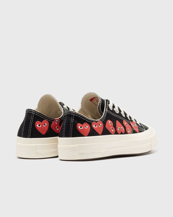 Converse Chuck Taylor All Star 70 Ox Comme des Garcons PLAY Multi-Heart Schwarz