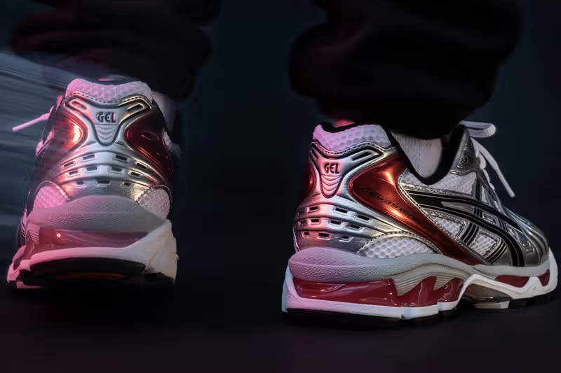 ASICS Gel-Kayano 14 Weiß Klassisch Rot