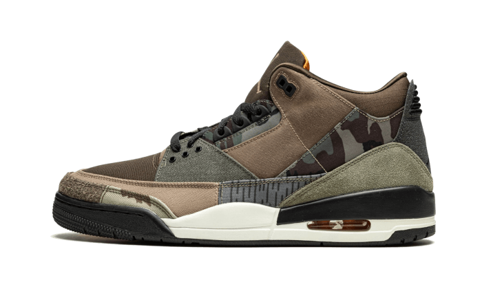 Air Jordan 3 Retro Patchwork Camo detail 1