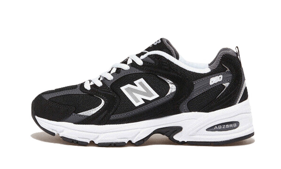 New Balance 530 Classic Black Grey detail 1