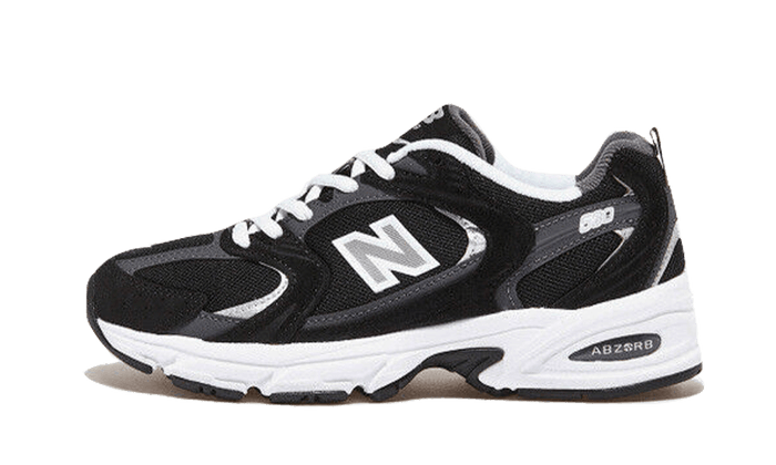 New Balance 530 Classic Black Grey detail 1