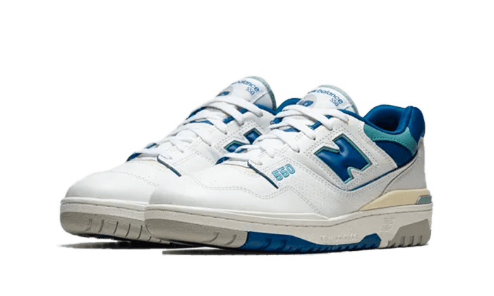 New Balance 550 Weiß Blau Groove