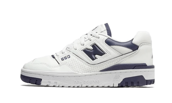 New Balance 550 Weiß Dunkel Mercury
