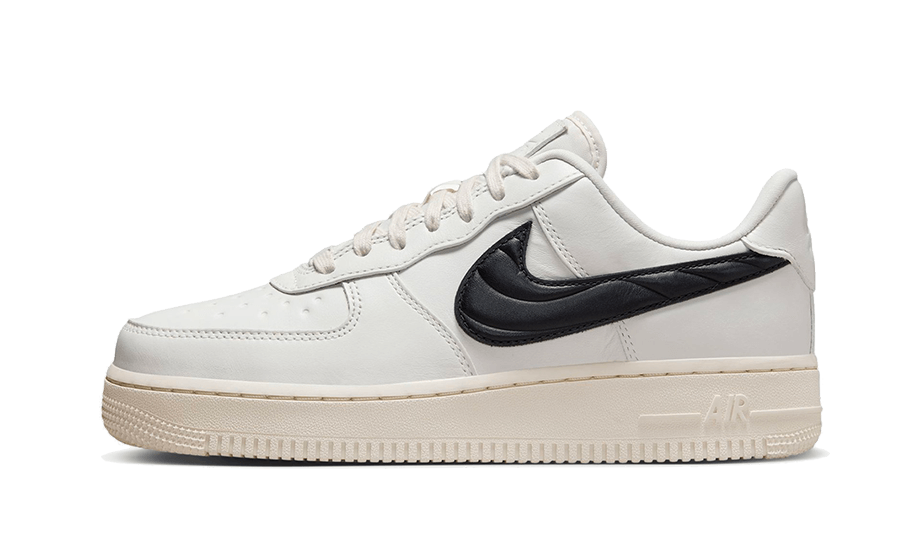 Nike Air Force 1 '07 gesteppter Swoosh Phantomschwarz