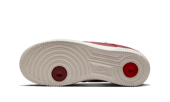 Nike Air Force 1 '07 Premium Team Red Geschichte der Logos