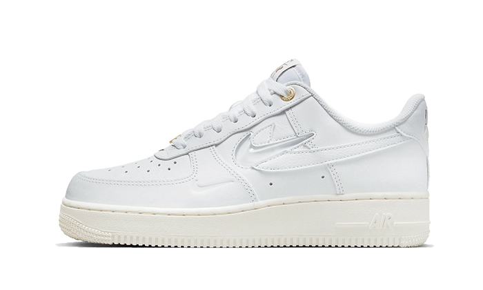 Nike Air Force 1 '07 Premium Weiß Geschichte der Logos