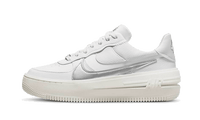 Nike Air Force 1 Low Platform Summit Weiß Metallic Silber