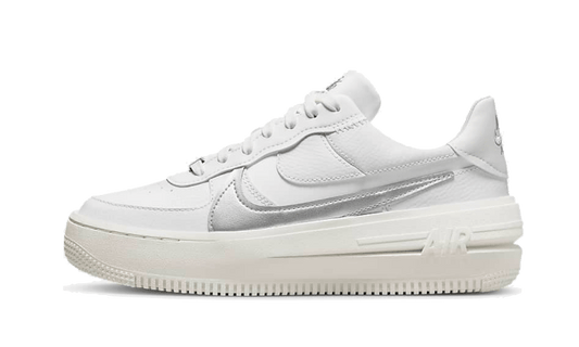 Nike Air Force 1 Low Platform Summit Weiß Metallic Silber