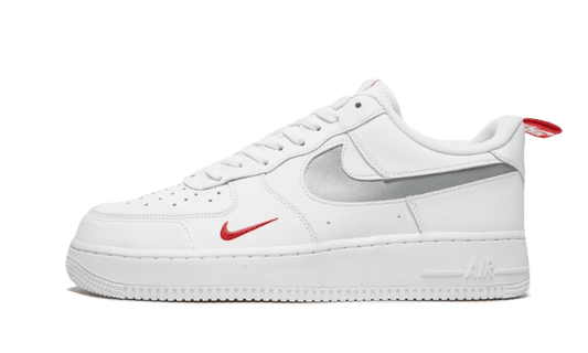 Nike Air Force 1 Low Weiß Rot Mini Swoosh