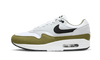 Nike Air Max 1 White Black Medium Olive