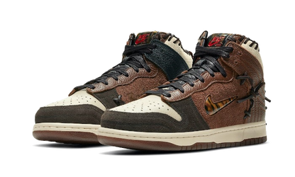 Nike Dunk High Bodega Legend Fauna Brown