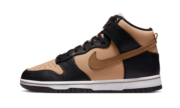 Nike Dunk High LXX Schwarzer Flachs