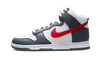 Nike Dunk High Embossed Basketball Grau Rot