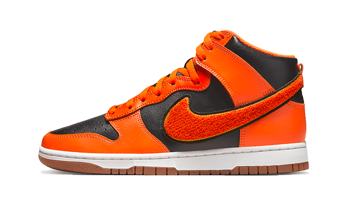 Nike Dunk High University Chenille Swoosh Sicherheitsorange