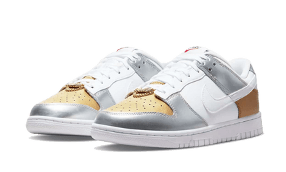 Nike Dunk Low Gold Silver
