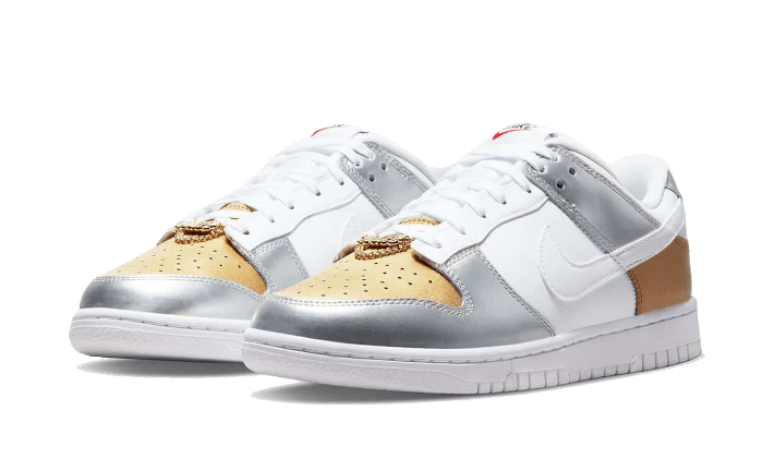 Nike Dunk Low Gold Silber