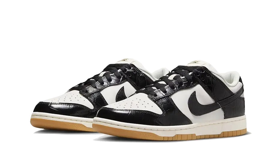 Dunk Low LX Schwarzes Krokodil
