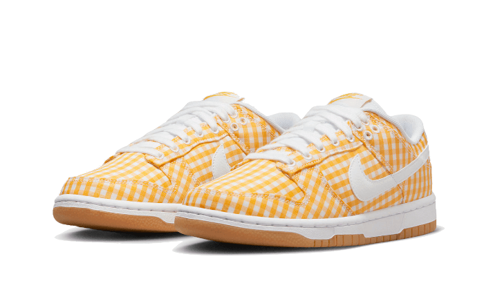 Nike Dunk Low Gelbes Gingham